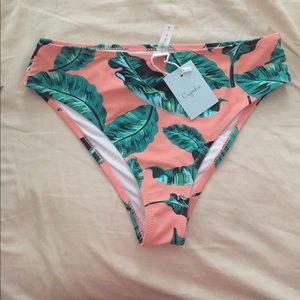 Cupshe NWT high waisted bikini bottoms